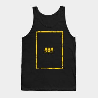 404 Design Not Found Tank Top